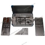 Orthopedic Surgical Instrument Set with Sterilization Box