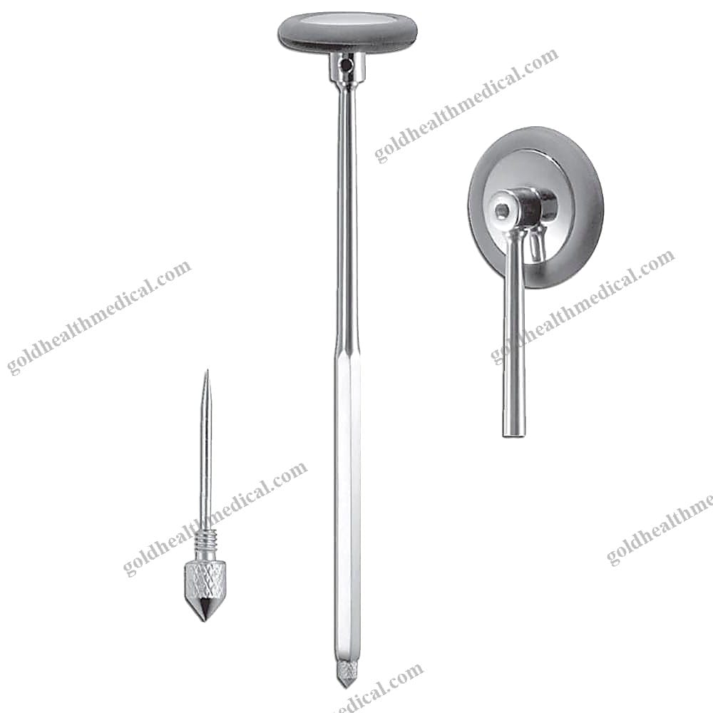BABINSKY Reflex Hammer Stainless Steel Blue Handle