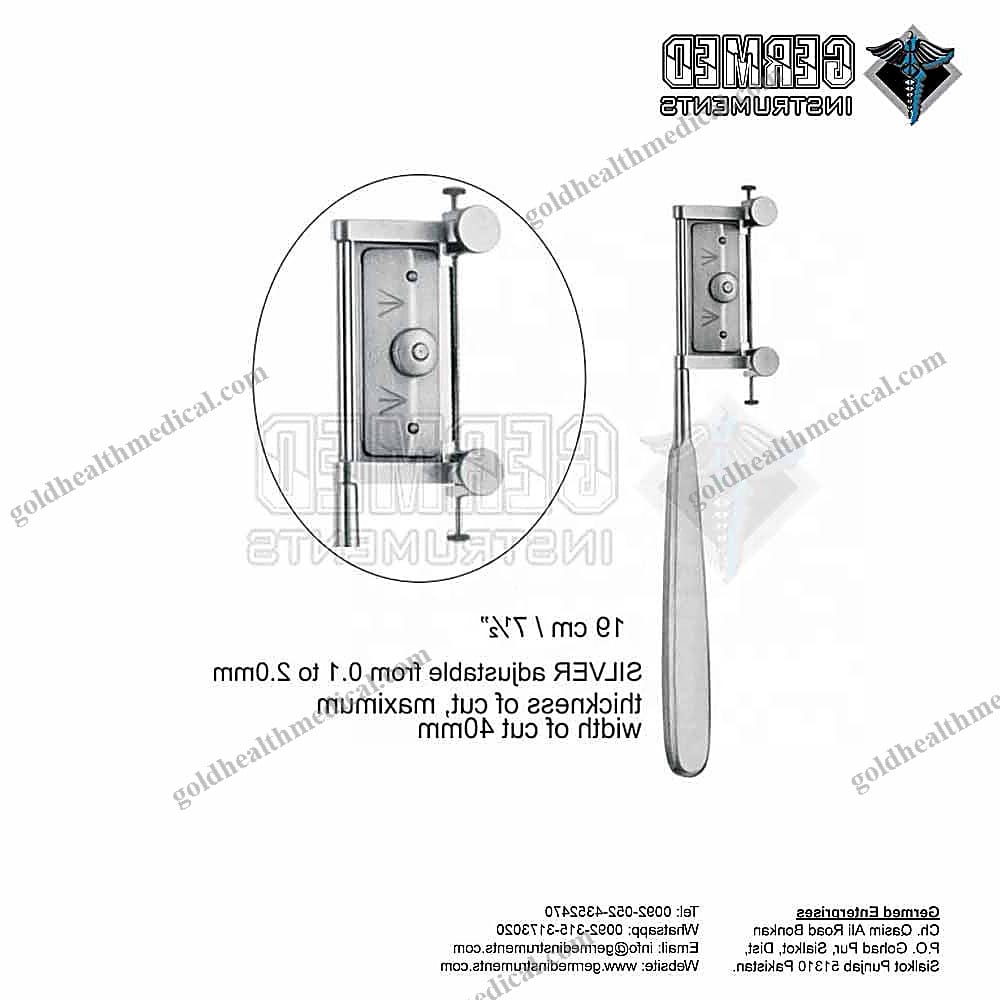 GERMED Dermatome Skin Grafting Knife