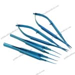 Titanium Ophthalmic Microsurgery Scissors Set 4pcs