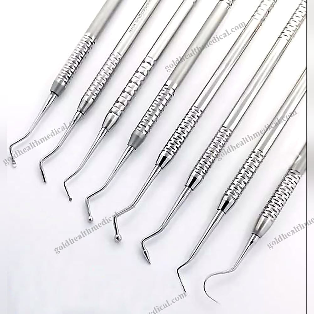 Professional Dental Scaler Set Steel Plastic Filling Instruments for Precision Care