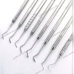 Professional Dental Scaler Set Steel  Plastic Filling Instruments for Precision Care