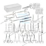 SUAVE SURGICAL INSTRUMENTS Stainless Steel Veterinary Surgical Set