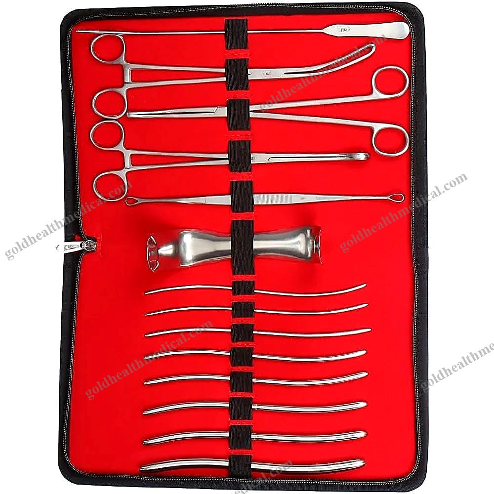 Custom Stainless Steel Gynecology Obstetrics Instruments Set
