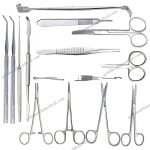 13Pc Gynecology Instrument Set for Abdominal Surgery