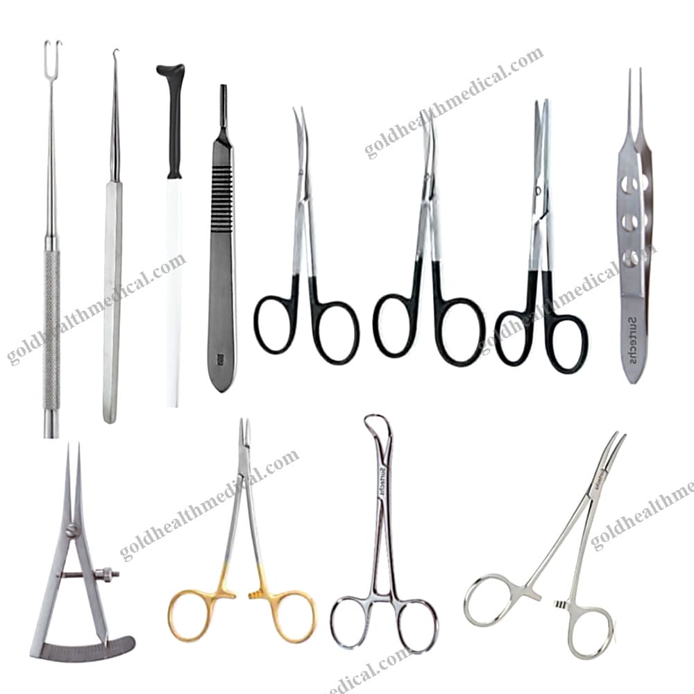 Surtechs Blepharoplasty Surgery Set 13 Pcs