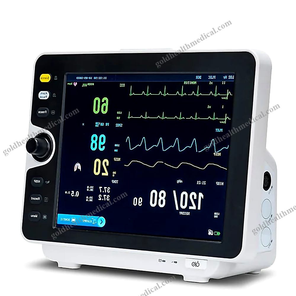 Multiparameter Portable ECG Capnograph Monitor