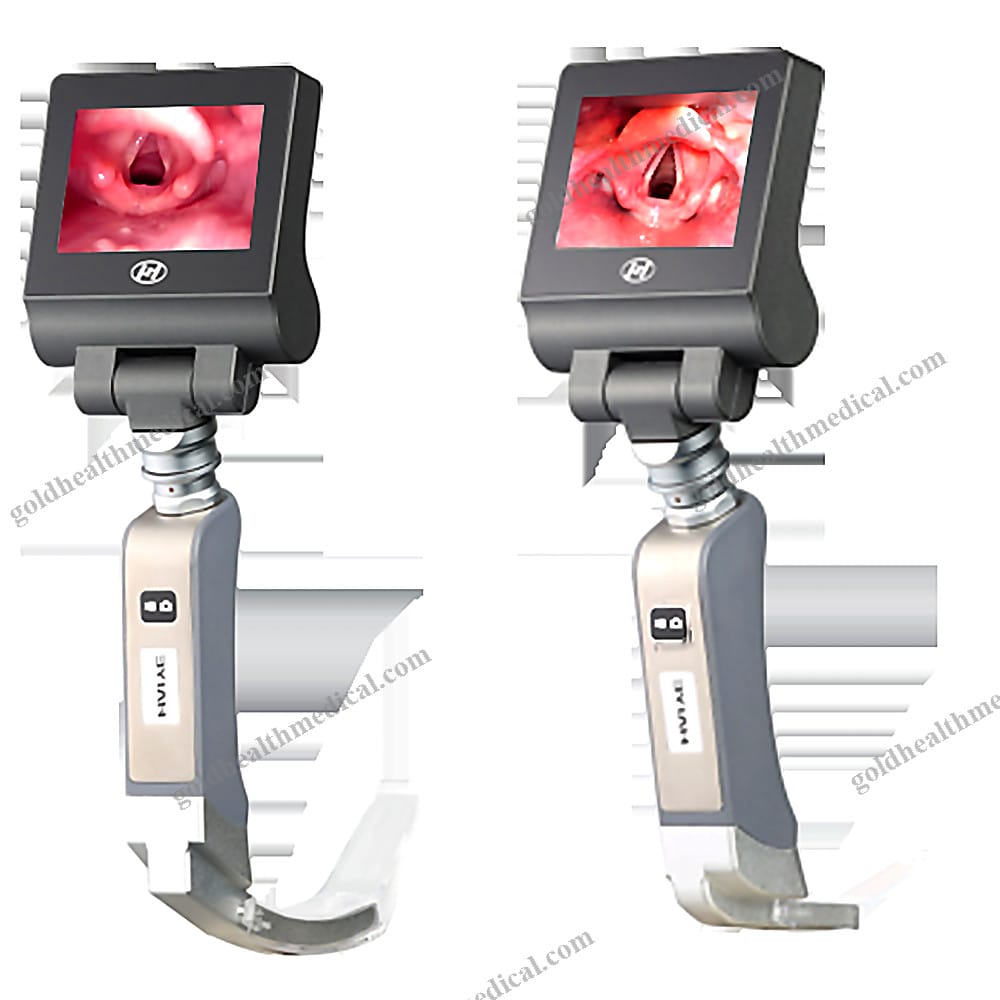 Portable Video Laryngoscope with 3 Blades ENT Anesthesia Endoscope