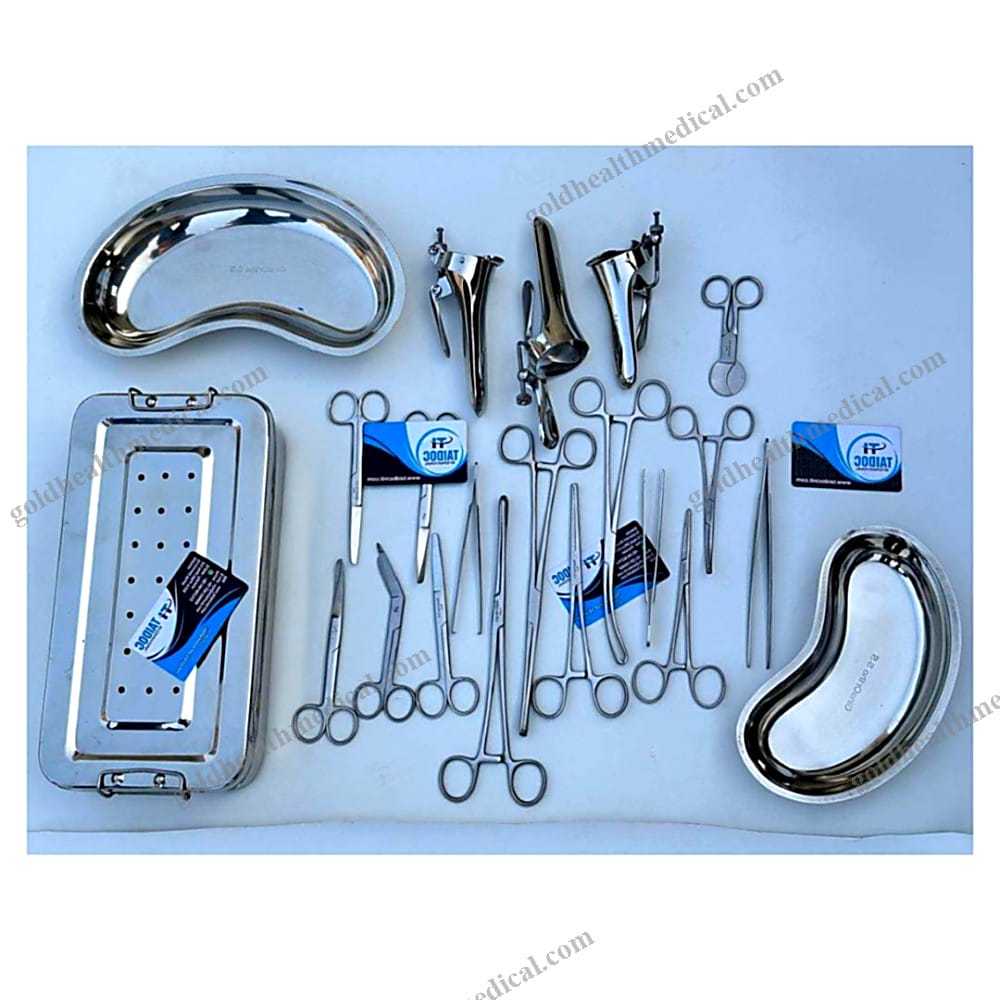 Complete Gynecology Surgical Instrument Set