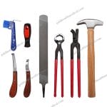6Piece Stainless Steel Farrier Tool Kit for Horses