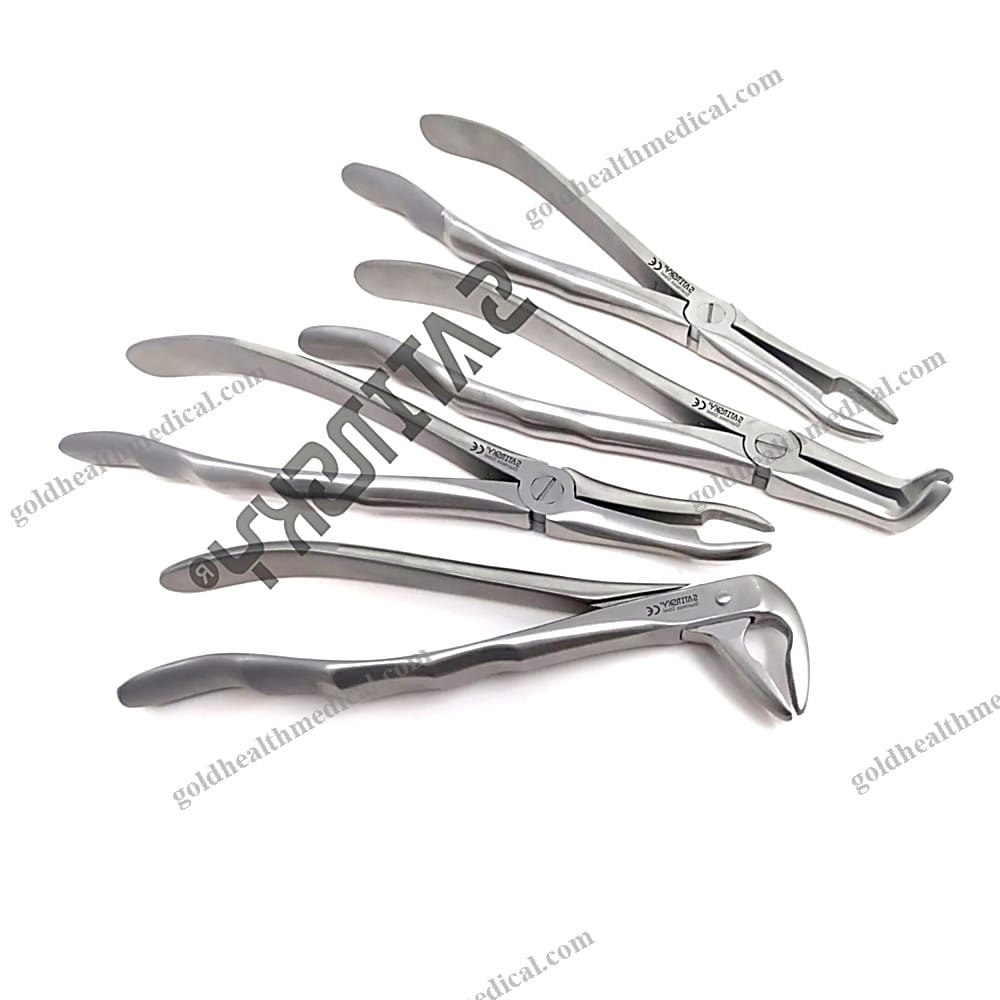 Surgical Dental Extracting Forceps Set 4Piece Erg