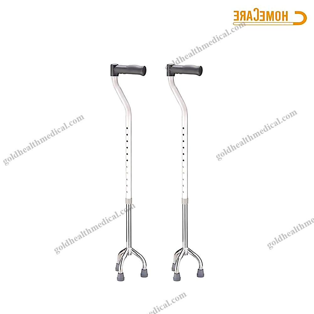 OEM Adjustable Aluminum Crutches for Rehabilitation Therapy Supplies Nonslip Cane
