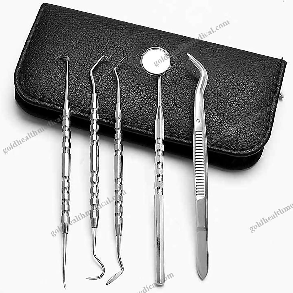 Professional Dental Care Kit with Oral Hygiene Tools and Accessories