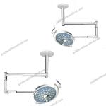 Single Dome Ceiling Surgical Lights 48 LEDs Hospital Theatre Lighting Solution
