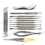 Dental Micro Surgery Kit 15 Pcs Stainless Steel CE  ISO