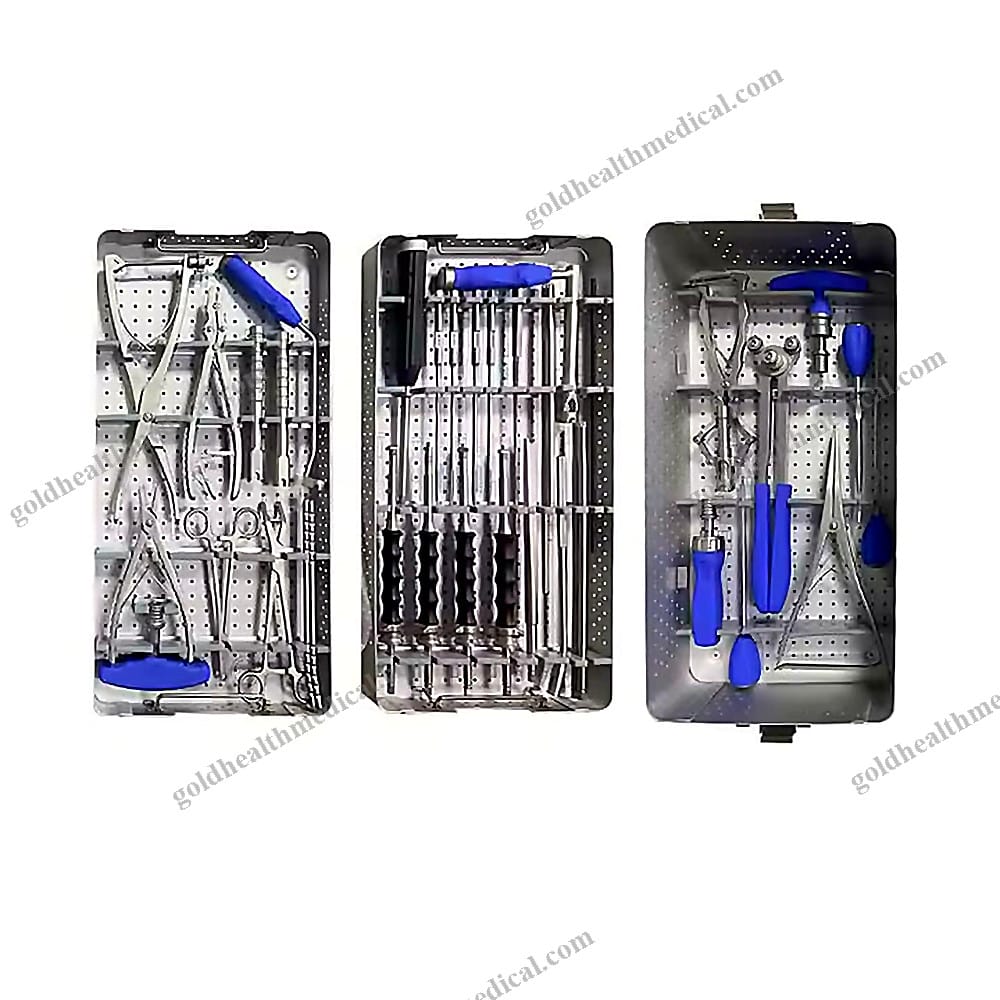 Orthopedic Surgical Instrument Set Spine Titanium Pedicle Screw Bone