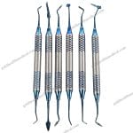 Premium Blue Dental Instrument Set with Cassette