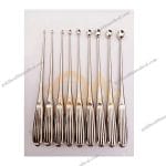 Volkmann Bone Curette Set  9Piece Orthopedic