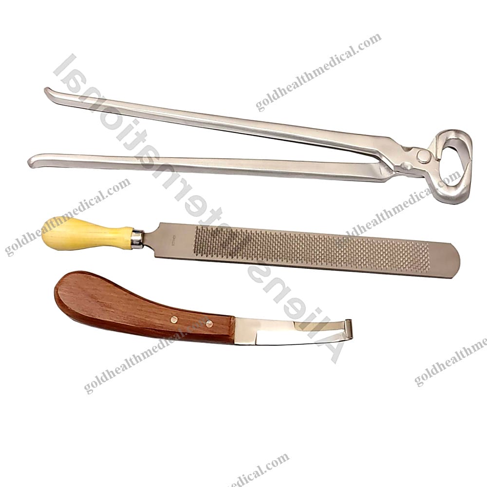 Premium Veterinary Tools Hoof Nippers Bull Rings Knives