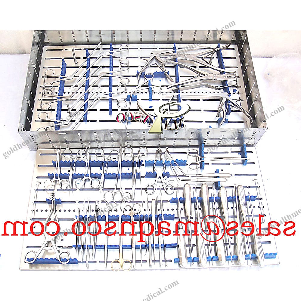German Stainless Steel Craniotomy Instruments Set