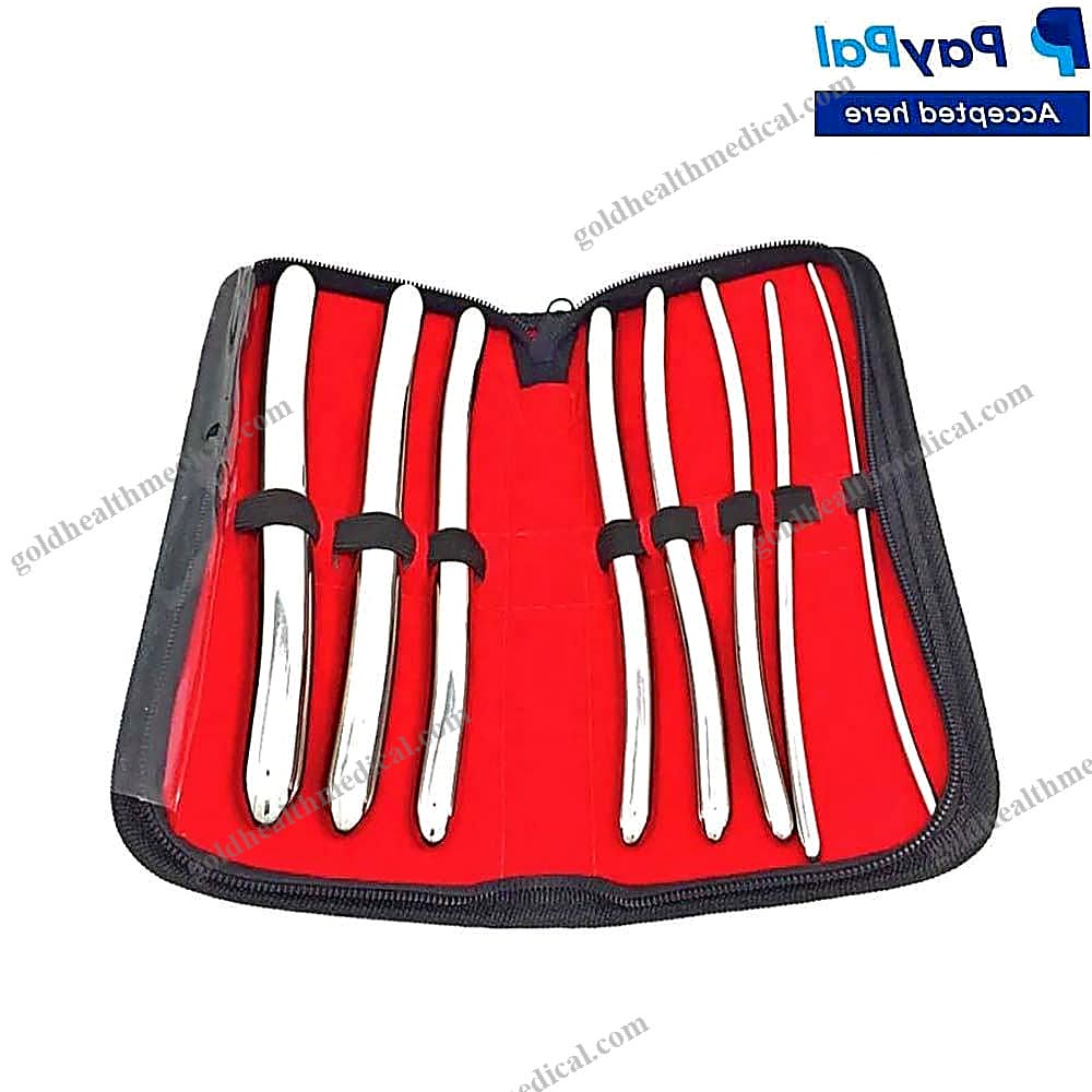 Hegar Uterine Dilator Set 8 Pcs