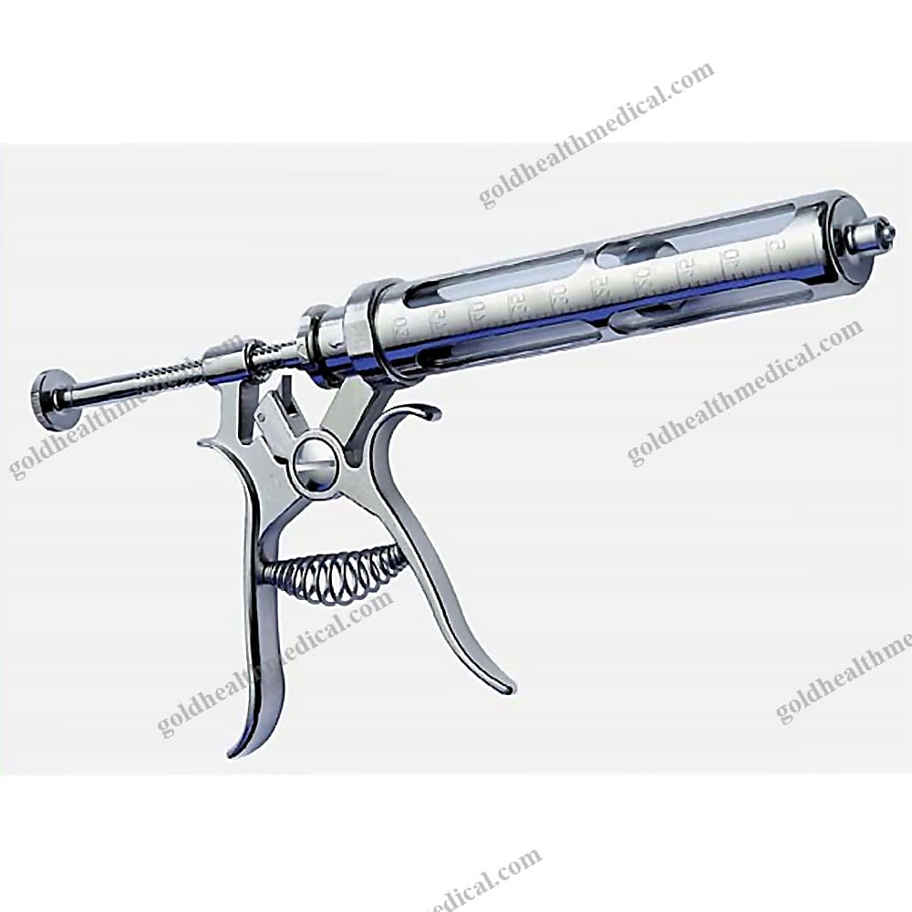 Stainless Steel Veterinary Syringe for Livestock Care