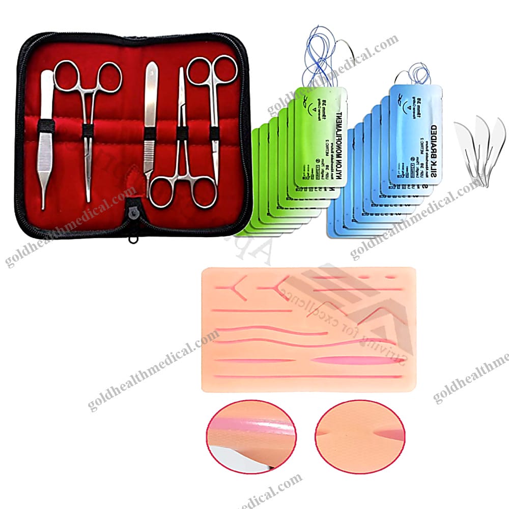 11000012339935_1 Surgical Suture Tool Kit Premium Quality Instruments for Students Professionals - Image 1
