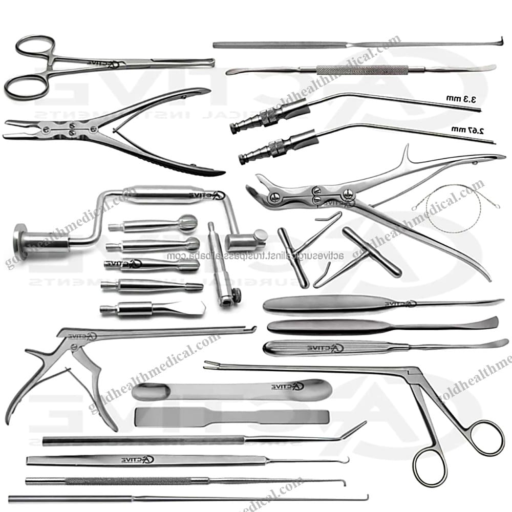 Craniotomy Neurosurgery Instruments Set