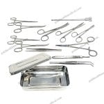 13Piece Minor Surgery Kit Stainless Steel Forceps Scissors