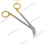 Locklin Surgical Scissors Stainless Steel Dissecting Gum Angular Stitch Scissors