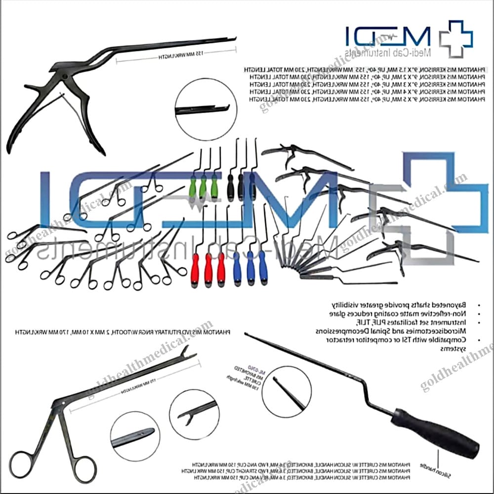 Minimally Invasive Spine Orthopedic Instrument Set by MEDIC