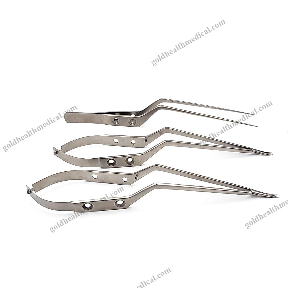 Yasargil Bayonet Micro Forceps Flat Handle 1mm Bl