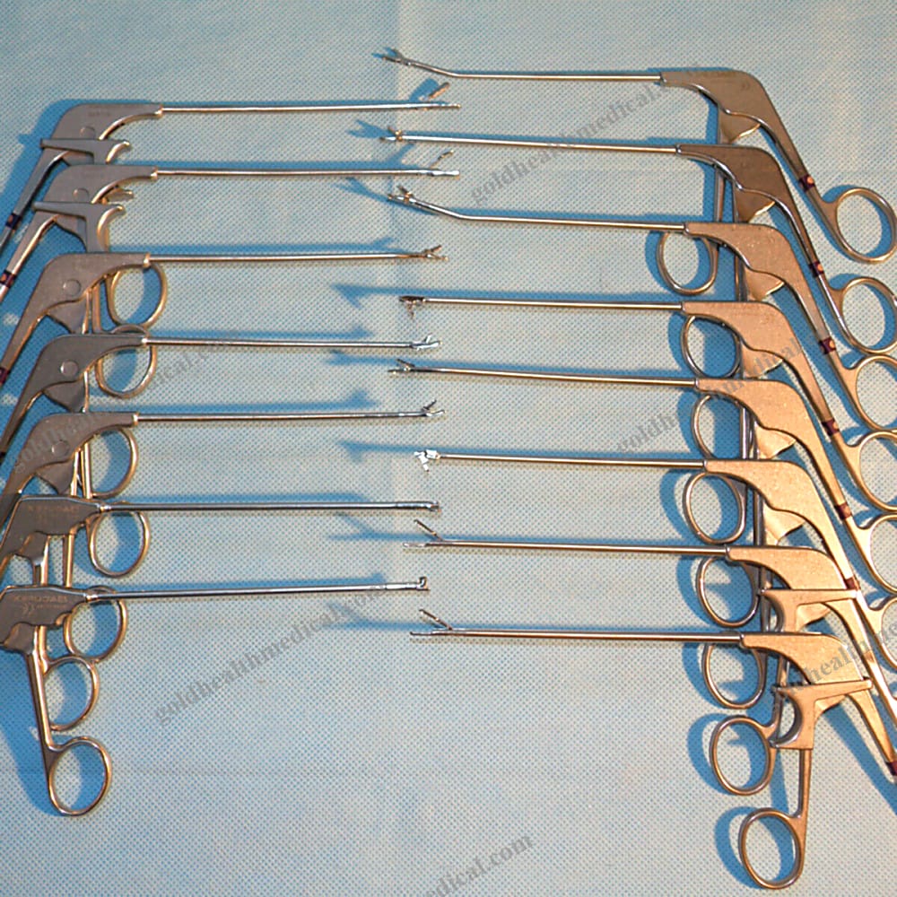 Advanced Arthroscopic Forceps Set 15 Reusable Steel Instruments