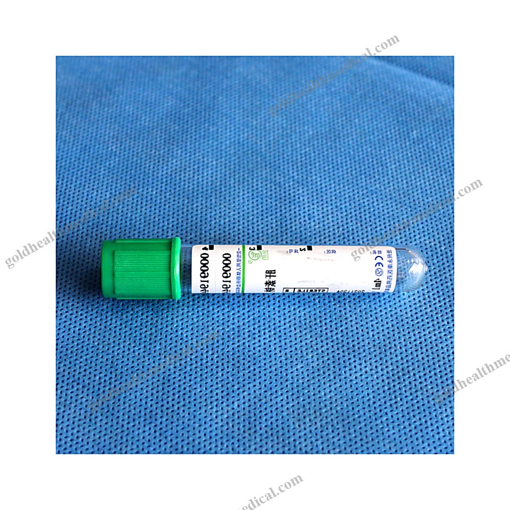 Heparin Blood Collection Tubes 3ml 5ml for