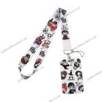Anime Boys Lanyard with Cartoon Card  ID Holder