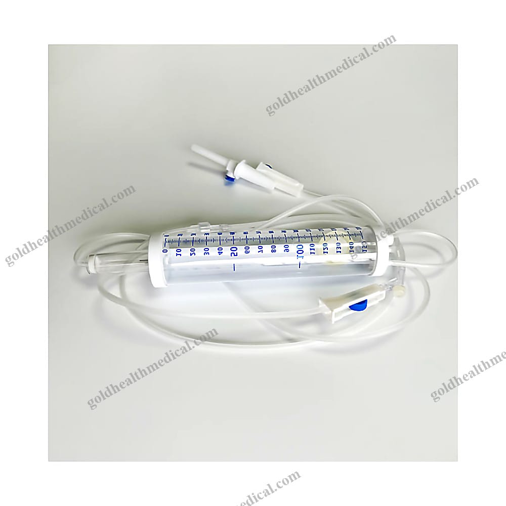 Safety Micro IV Infusion Set with Drip Burette 100