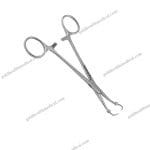 Roeder Towel Forceps with Perforating Clamp for Surgical Use