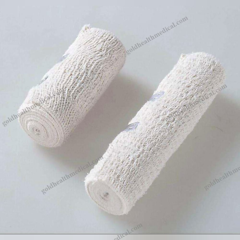 Elastic Crepe Cotton Bandage Medical Grade Wrinkled Type