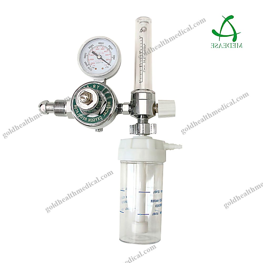 YR89 Bull Nose Oxygen Regulator with Integrated Flowmeter