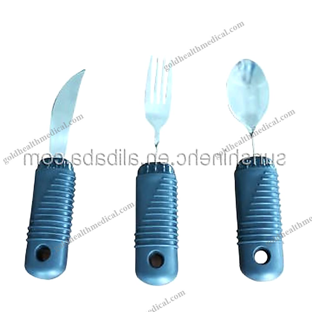 DL160B Stainless Steel Utensil Set for Elderly Parkinson
