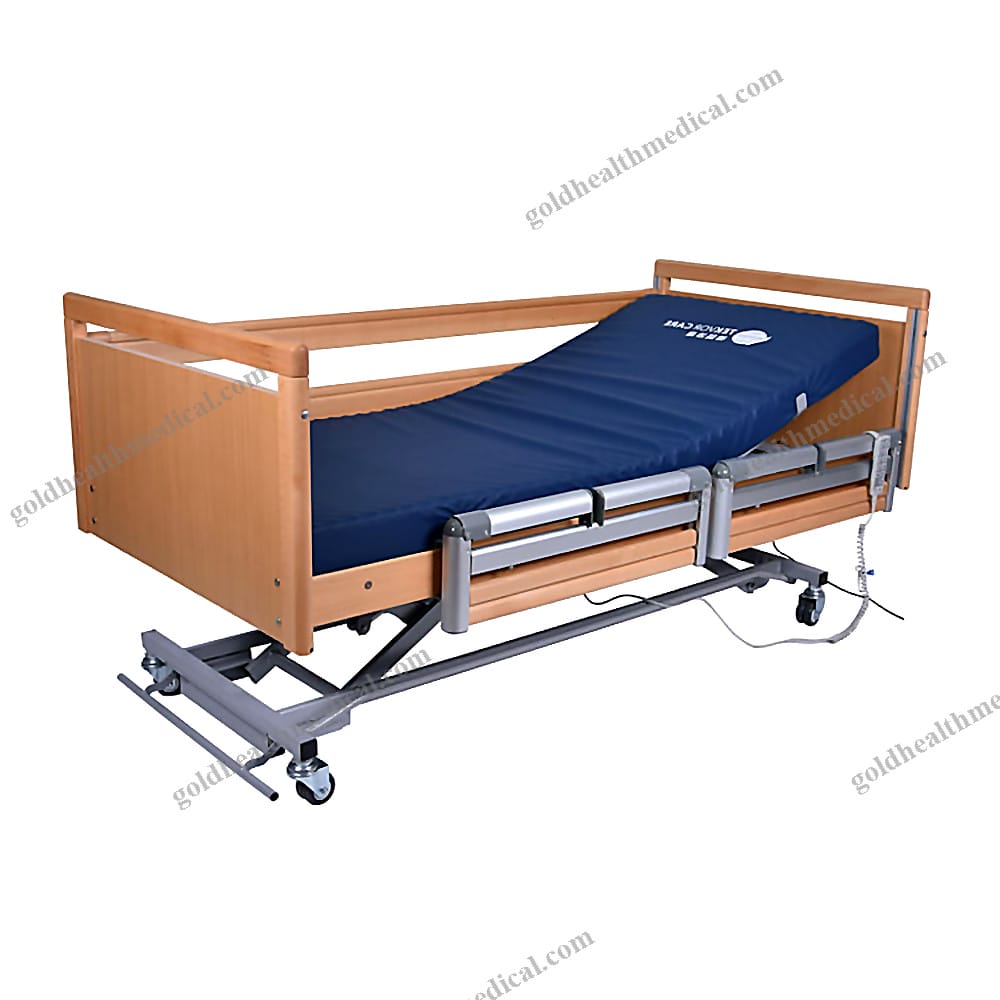 Tecforcare Adjustable Elderly Care Bed with Potty