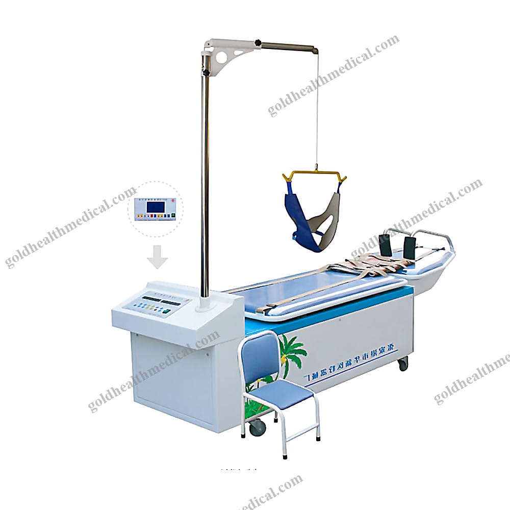 Electric MultiFunctional Cervical Lumbar Traction Bed