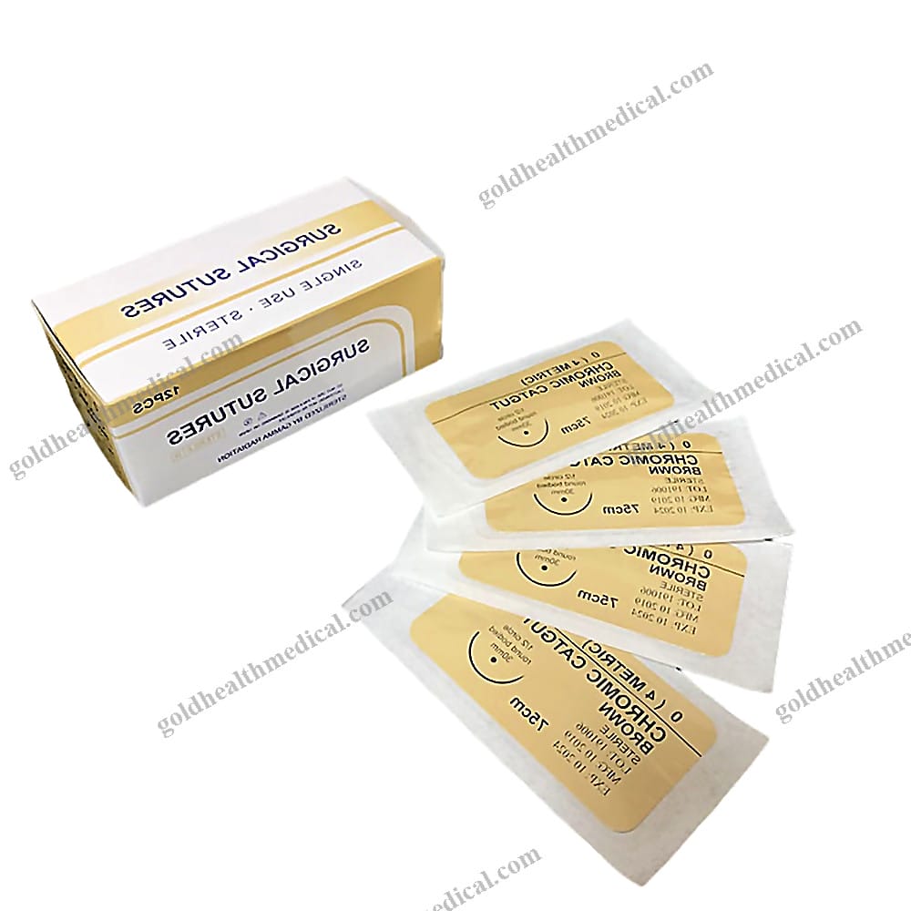 Sterilized Surgical Sutures with Needle
