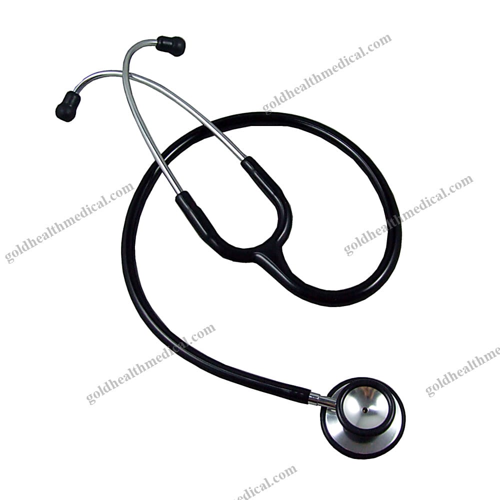 Dual Head Stethoscope with Chrome Plated Zinc Alloy Chest Piece