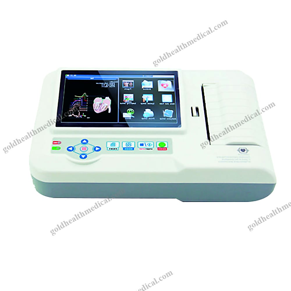 6Channel Portable ECG Monitor with Color Screen