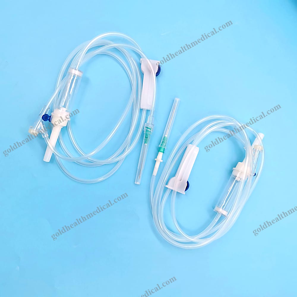 IV Infusion Set with Drip Chamber Wing Spike