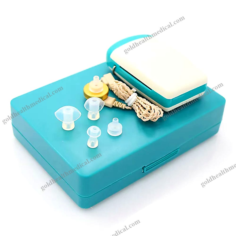 Micro Rechargeable Hearing Aid Amplifier with Replaceable Battery for Hearing Loss