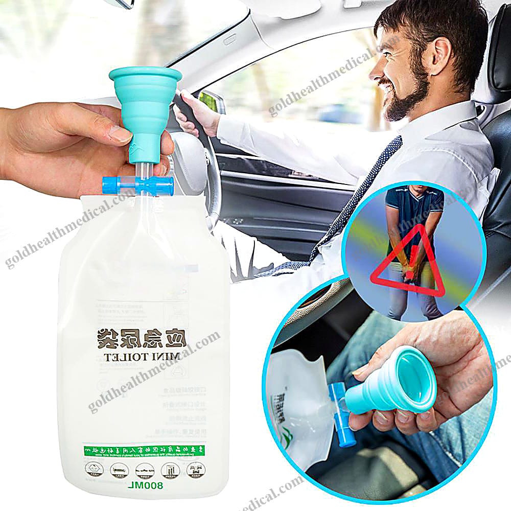 BAILI MEDICAL EcoFriendly Silicone Urine Bag for Men