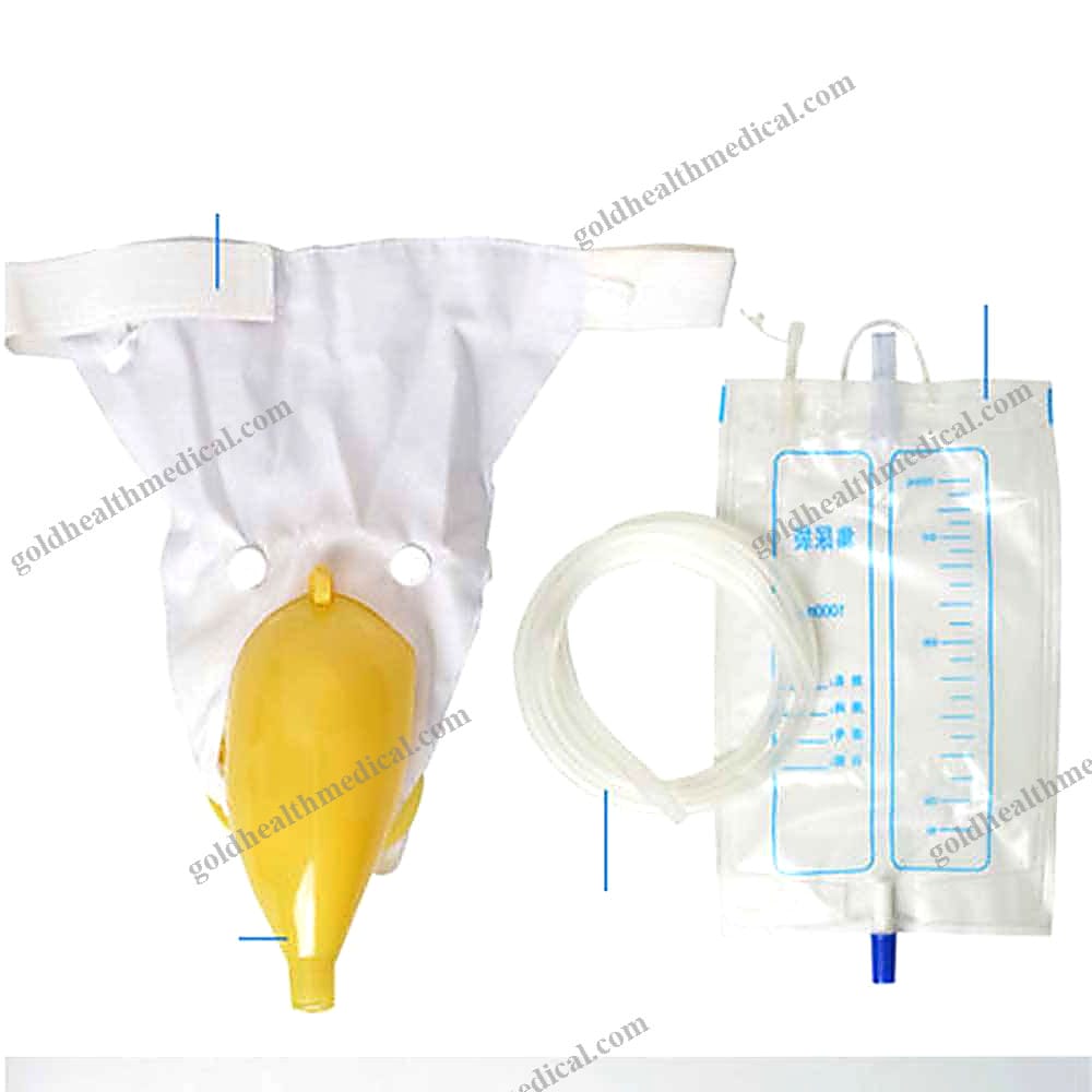 BAILI MEDICAL Silicone Urinary Bag for Elderly Male  Female