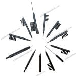 Hearing Aid Earmould Wax Removal Tool with Loop Brush